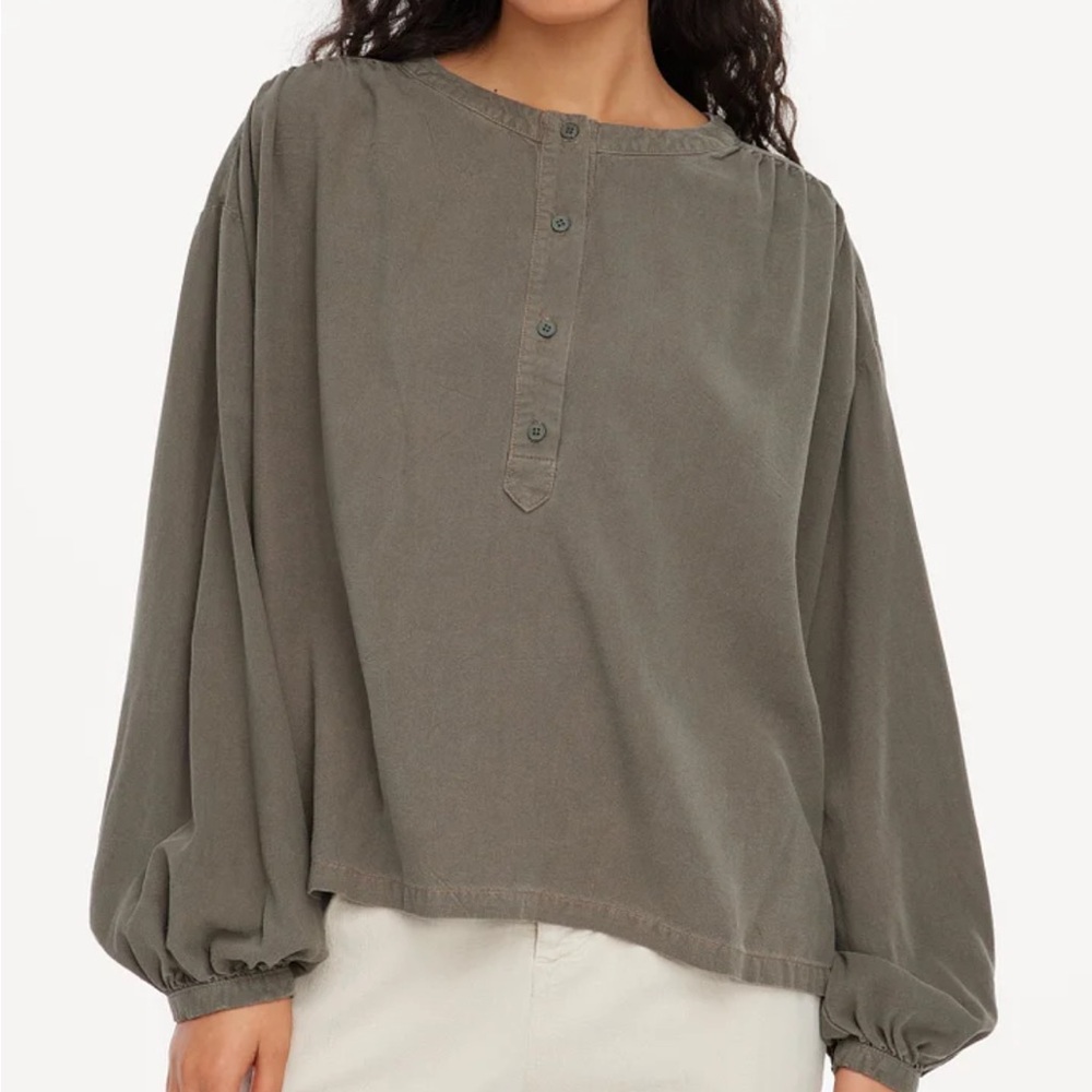 Lacausa mama raw silk Henley